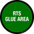 RTS Glue Area Floor Sign