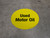 Used Motor Oil Floor Sign