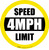 Speed Limit 4MPH Floor Sign