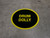 Drum Dolly Floor Sign