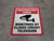 Restricted Area: Monitored by Closed Circuit Television - Floor Sign