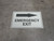 Glow: Emergency Exit Arrow Right (Rectangle) - Floor Sign