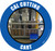 Cal Cutting Cart (Real) Floor Sign