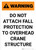 Warning: Do Not Attach Fall Protection to Crane Structure - Portrait Wall Sign