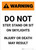 Warning: Do Not Step Stand Or Sit On Skylights - Portrait Wall Sign