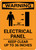 Warning: Electrical Panel - Keep Clear 36 Inches With Graphic - Portrait Wall Sign