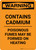 Warning: Contains Cadmium - Poisonous Fumes May Be Formed on Heating - Portrait Wall Sign