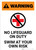 Warning: No Lifeguard on Duty - Swim at Own Risk with Icon - Portrait Wall Sign