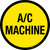 A/C Machine Floor Sign
