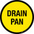 Drain Pan Floor Sign