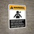 Warning: Actuation Equipment Releases Carbon Dioxide - Keep Clear ANSI - Portrait Wall Sign