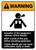 Warning: Actuation Equipment Releases Carbon Dioxide - Keep Clear ANSI - Portrait Wall Sign
