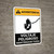 Warning: Hazardous Voltage - Keep Away Spanish ANSI - Portrait Wall Sign