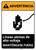 Warning: Hazardous Voltage Overhead Spanish ANSI - Portrait Wall Sign