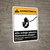 Warning: High Voltage Inside - Keep Out Spanish ANSI - Portrait Wall Sign