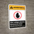 Warning: High Voltage Inside - Keep Spanish ANSI - Portrait Wall Sign