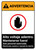 Warning: High Voltage Inside - Keep Spanish ANSI - Portrait Wall Sign