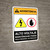 Warning: High Voltage - Keep Away Spanish - Portrait Wall Sign