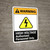 Warning: High Voltage - Keep Out ANSI - Portrait Wall Sign
