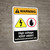 Warning: High Voltage - Keep Away - Authorized Personnel Only ANSI - Portrait Wall Sign