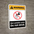 Warning: Non Potable Water - Do Not Drink ANSI - Portrait Wall Sign