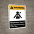 Warning: Respiratory Hazard Wear Approved Respirator In Area ANSI - Portrait Wall Sign
