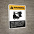 Warning: Top Heavy Load - Forklift Safety ANSI - Portrait Wall Sign