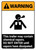 Warning: Trailer May Contain Chemical Vapors ANSI - Portrait Wall Sign