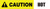 Caution: Hot - Inline Printed Floor Marking Tape