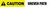 Caution: Uneven Path - Inline Printed Floor Marking Tape