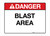 Danger - Blast Area - Wall Sign