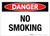 Danger: No Smoking Landscape - Label