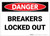 Danger: Breakers Locked Out - Label