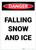 Danger: Falling Snow and Ice Portrait - Label