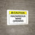 Caution - Hazardous Mine Opening - Wall Sign