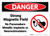 Danger: Strong Magnetic Field - No Pacemakers, Metallic Implants, or Neurostimulators - Label