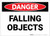 Danger: Falling Objects - Label