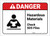 Danger: Hazardous Materials Check Sds Files ANSI - Label