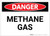 Danger: Methane Gas - Label
