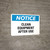 Notice - Clean Equipment After Use - Wall Sign