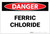 Danger: Ferric Chloride - Label