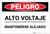 Danger: High Voltage Keep Away - Spanish - Label