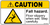 ANSI Label - CAUTION Fall Hazard, Slippery When Wet