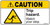 Caution - Trip Hazard label