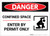 Danger: Confined Space Permit Only - Label