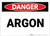 Danger: Argon - Label
