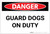 Danger: Guard Dogs On Duty - Label