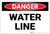Danger: Water Line - Label