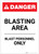 Danger: Blasting Area Blast Personnel Only Portrait - Label