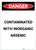 Danger: Contaminated With Inorganic Arsenic Portrait - Label
